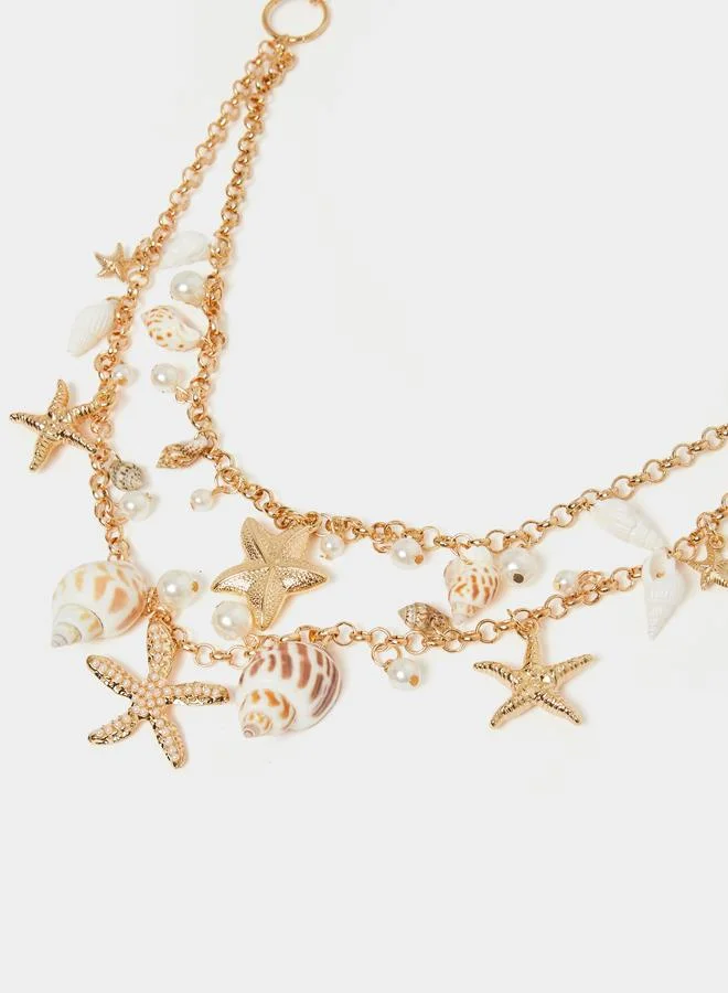 Seashell Charm Belt
